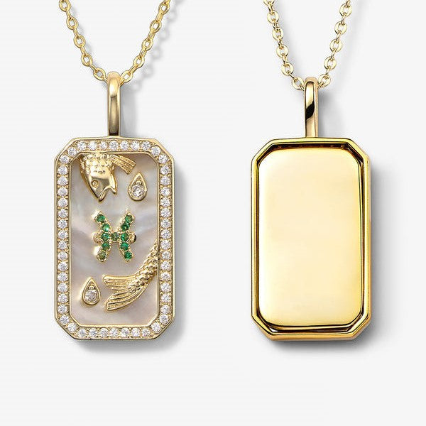 Collana zodiaco con diamanti
