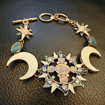 Anello sole e luna opale
