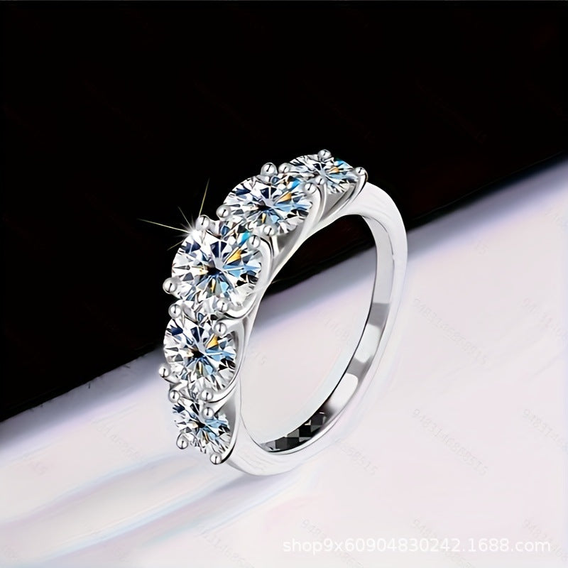 Anello zircone incastonato in lega
