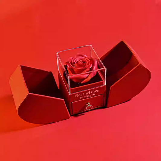 Collana Cuore Rosa Eterna