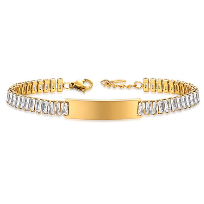 Braccialetto con zirconi da donna