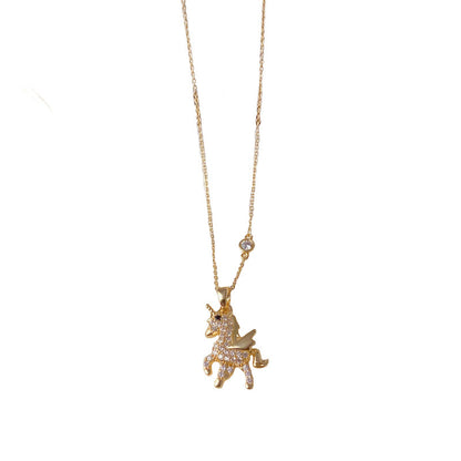 Collana Pegaso con zirconi
