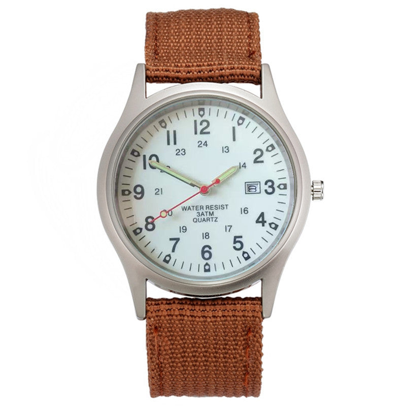 Orologio militare in tessuto