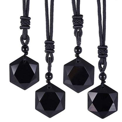 Collana stella cristallo naturale