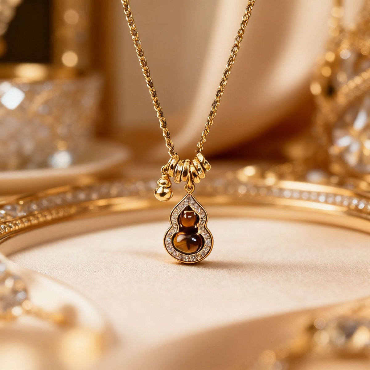 Collana in occhio di tigre