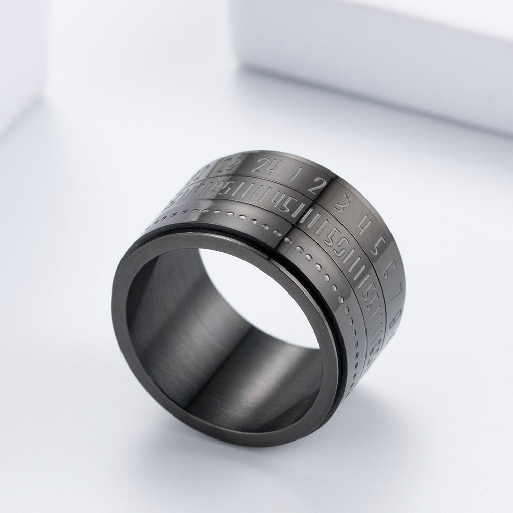 Anello con numeri girevoli