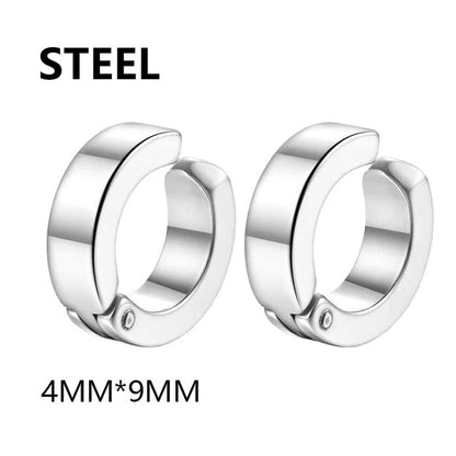 Orecchini clip croce magnetici