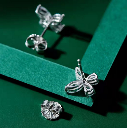 Orecchini Farfalla Diamanti Mini
