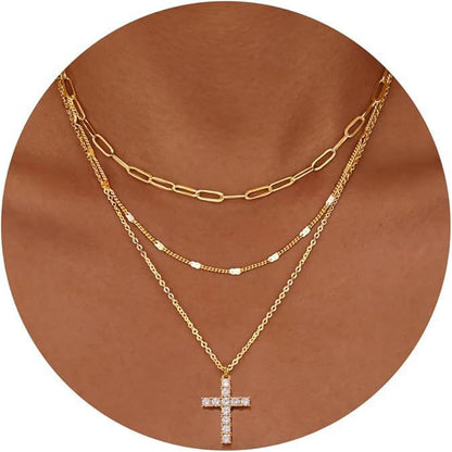 Collana cerchi stratificati
