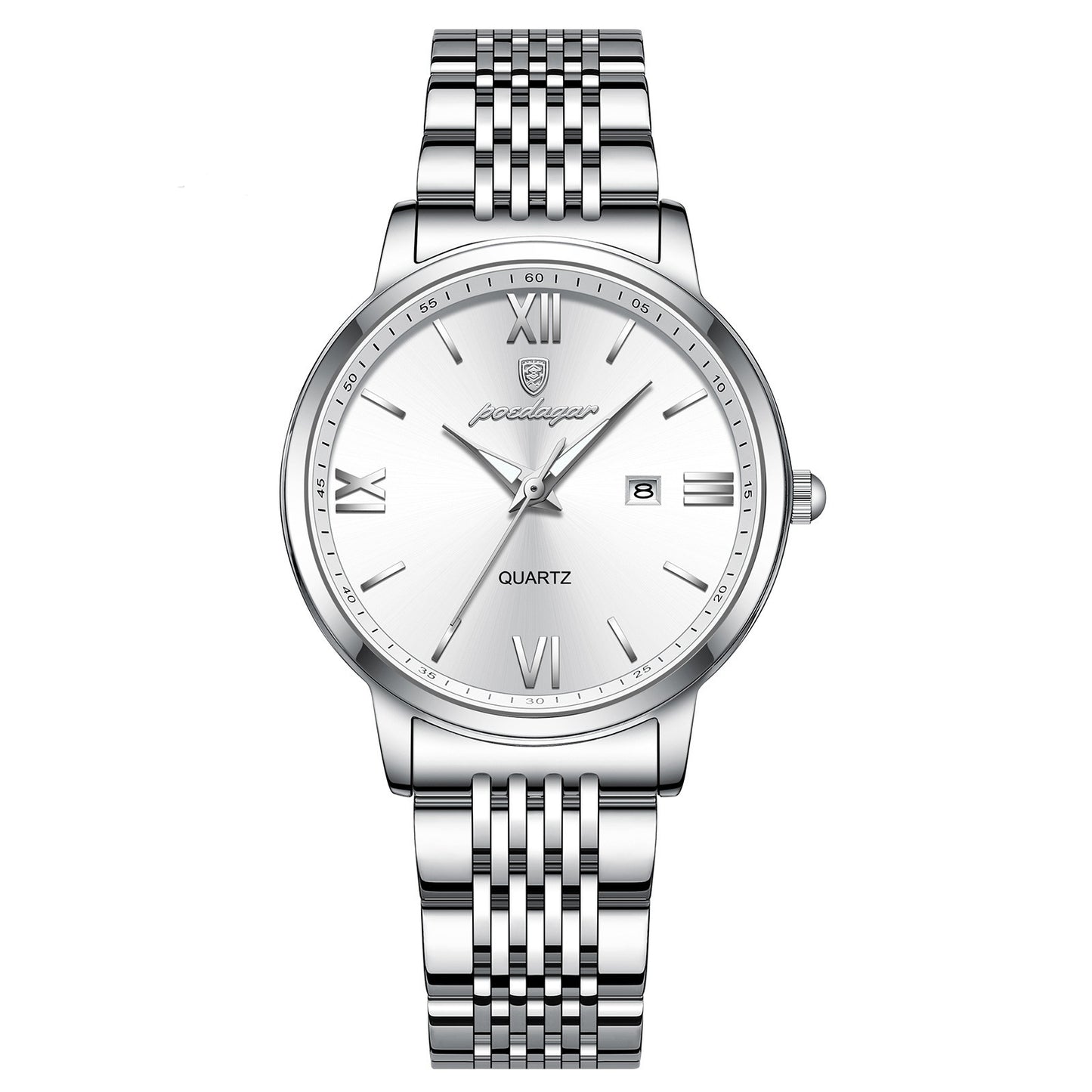 Orologio sottile impermeabile da donna luminescente