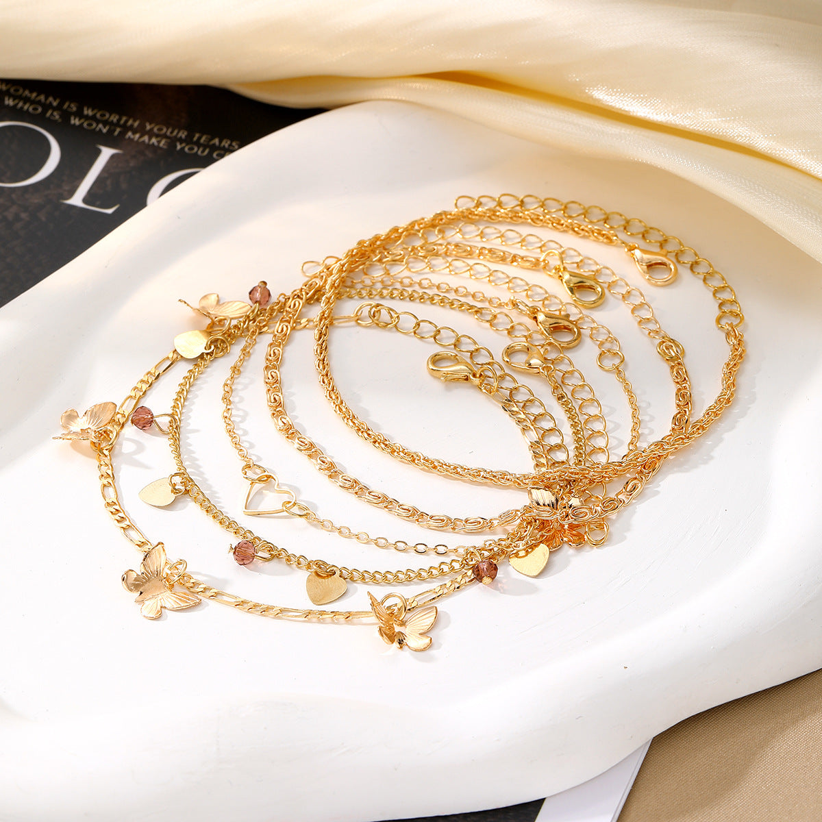 Set cavigliere farfalla