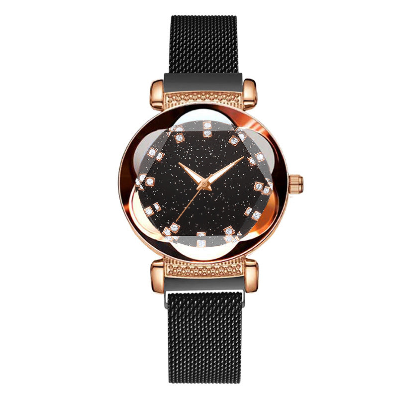 Orologio donna mesh diamanti
