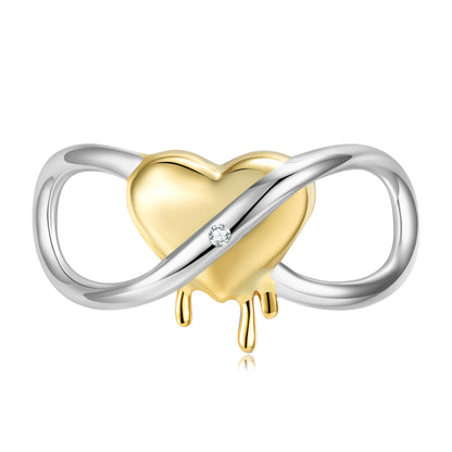 Bracciale cuore punk