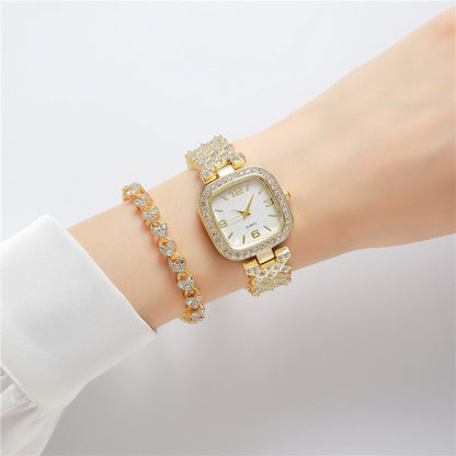 Orologio quadrato braccialetto
