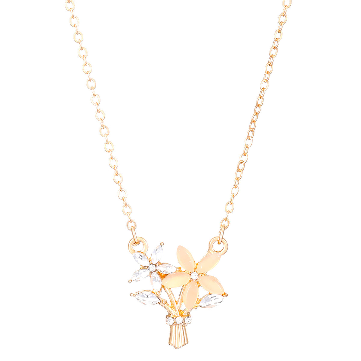 Collana rosa titanio