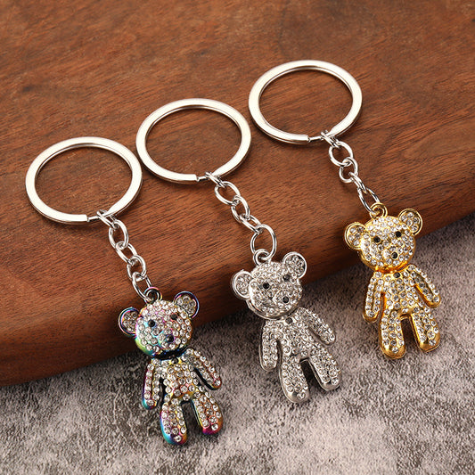 Charm orso con strass