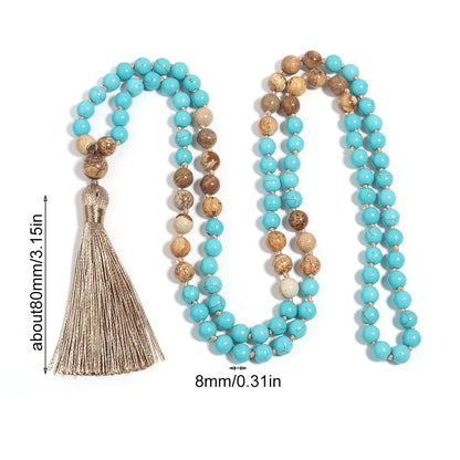 Collana Mala Turchese
