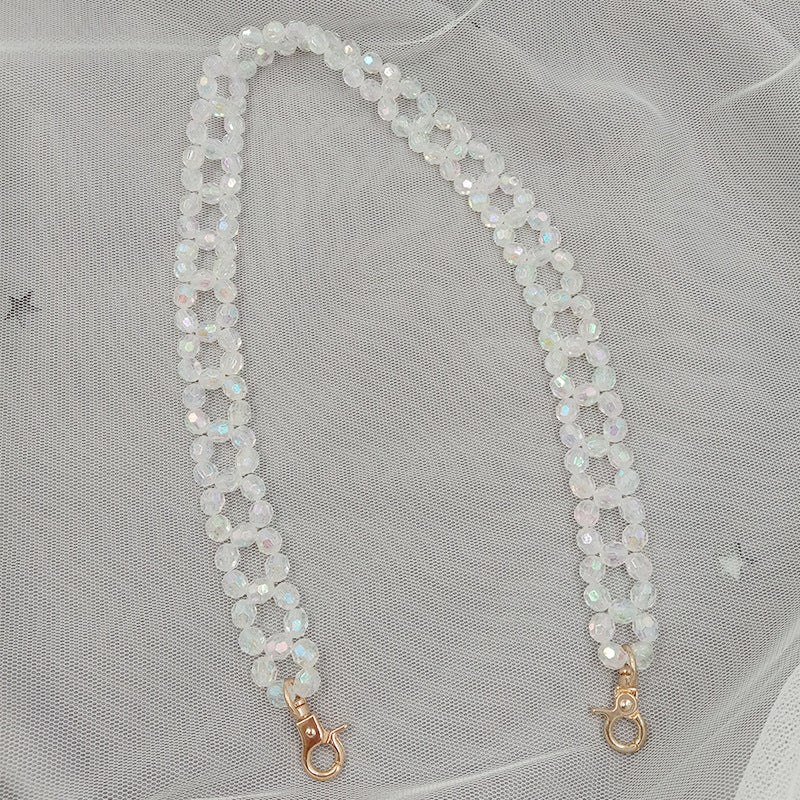 Collana perle intrecciata