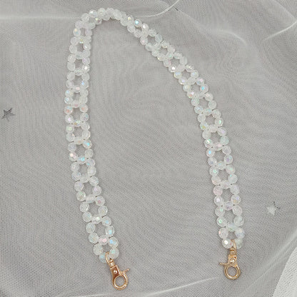Collana perle intrecciata