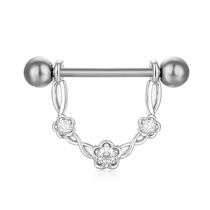 Anello zircone traforato