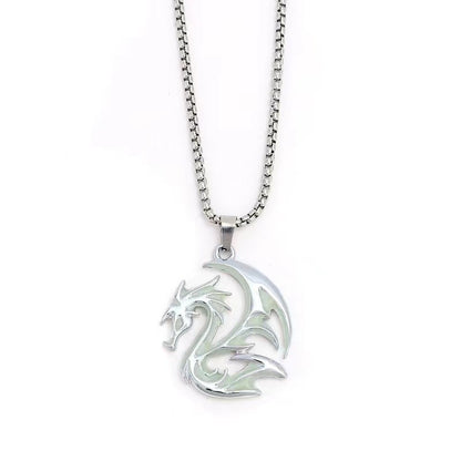Collana drago luminescente retro