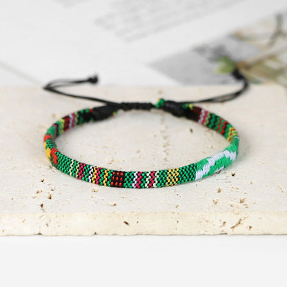 Braccialetto boho iridescente