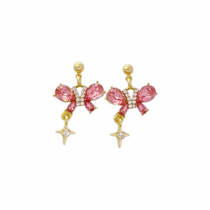 Orecchini farfalla zircone dolci