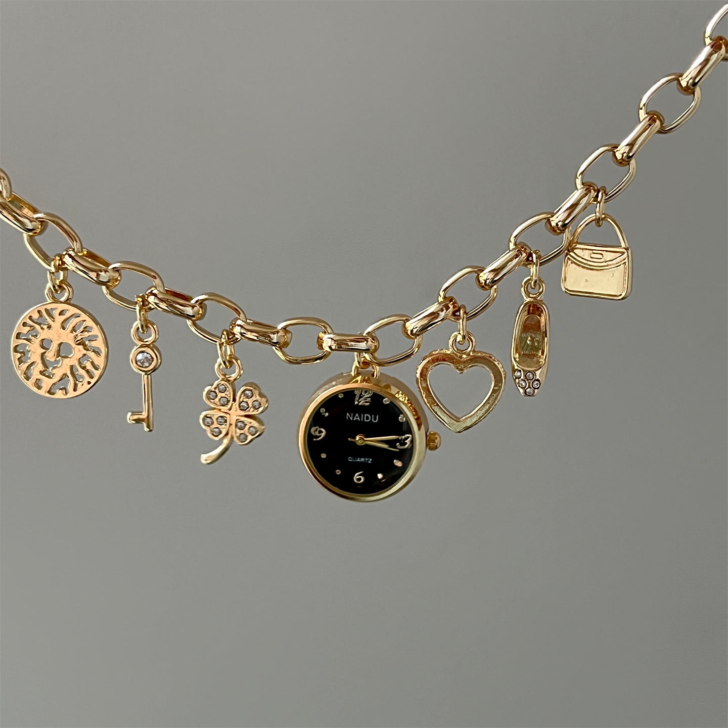 Orologio da donna sottile con diamanti