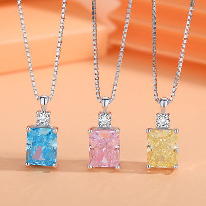 Collana bottiglia profumo argento sterling