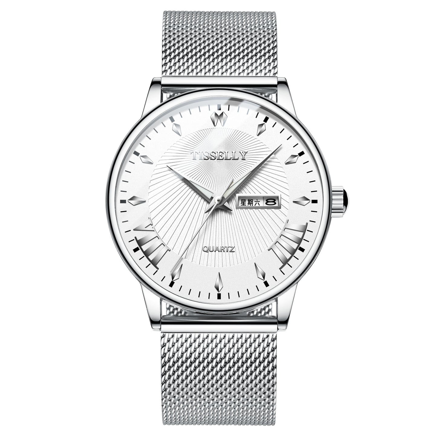 Orologio uomo business impermeabile al quarzo