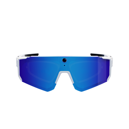Smart glasses con fotocamera e registrazione audio