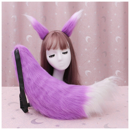Cerchietto orecchie peluche