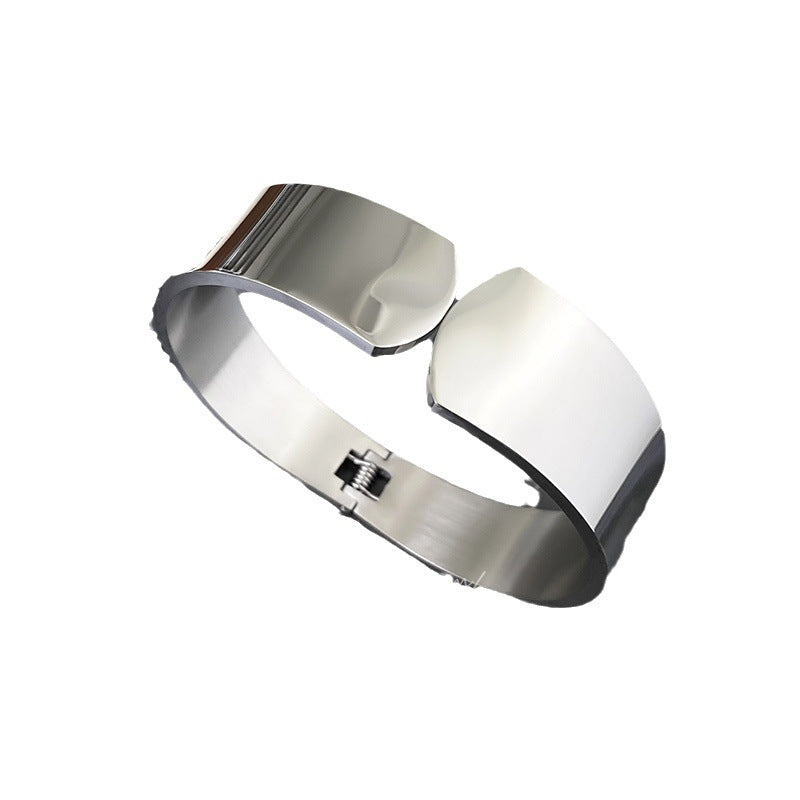 Bracciale titanio minimalista resistente