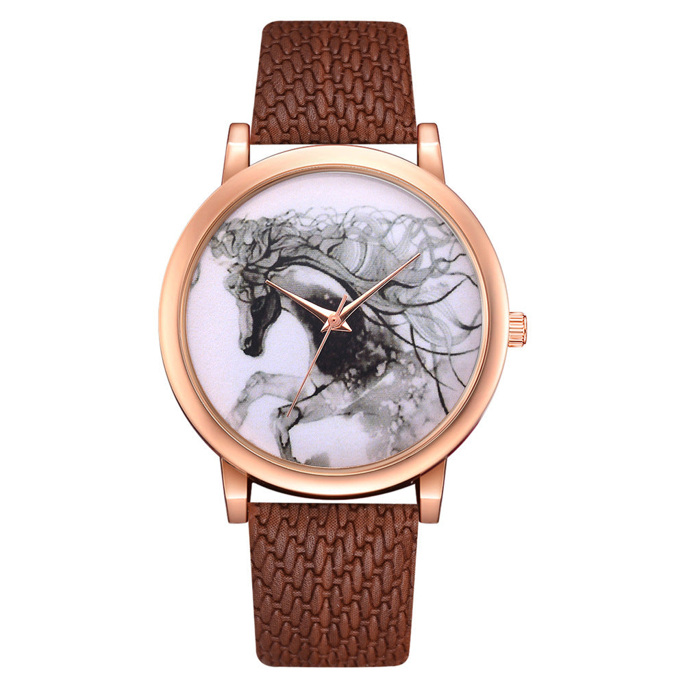 Orologio quarzo rafia