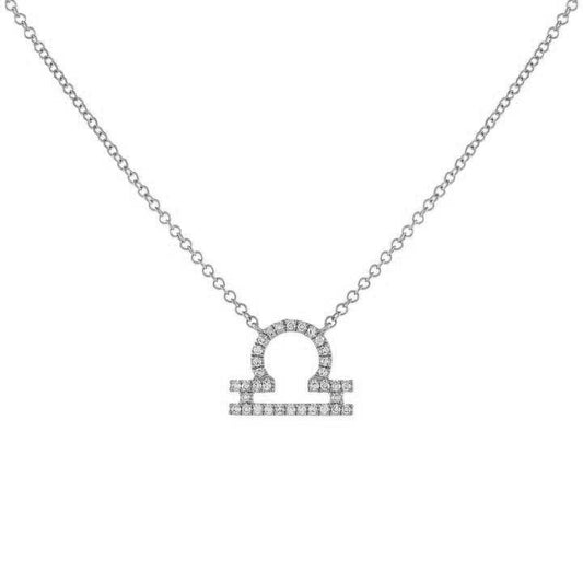 Collana zodiacale con zirconi