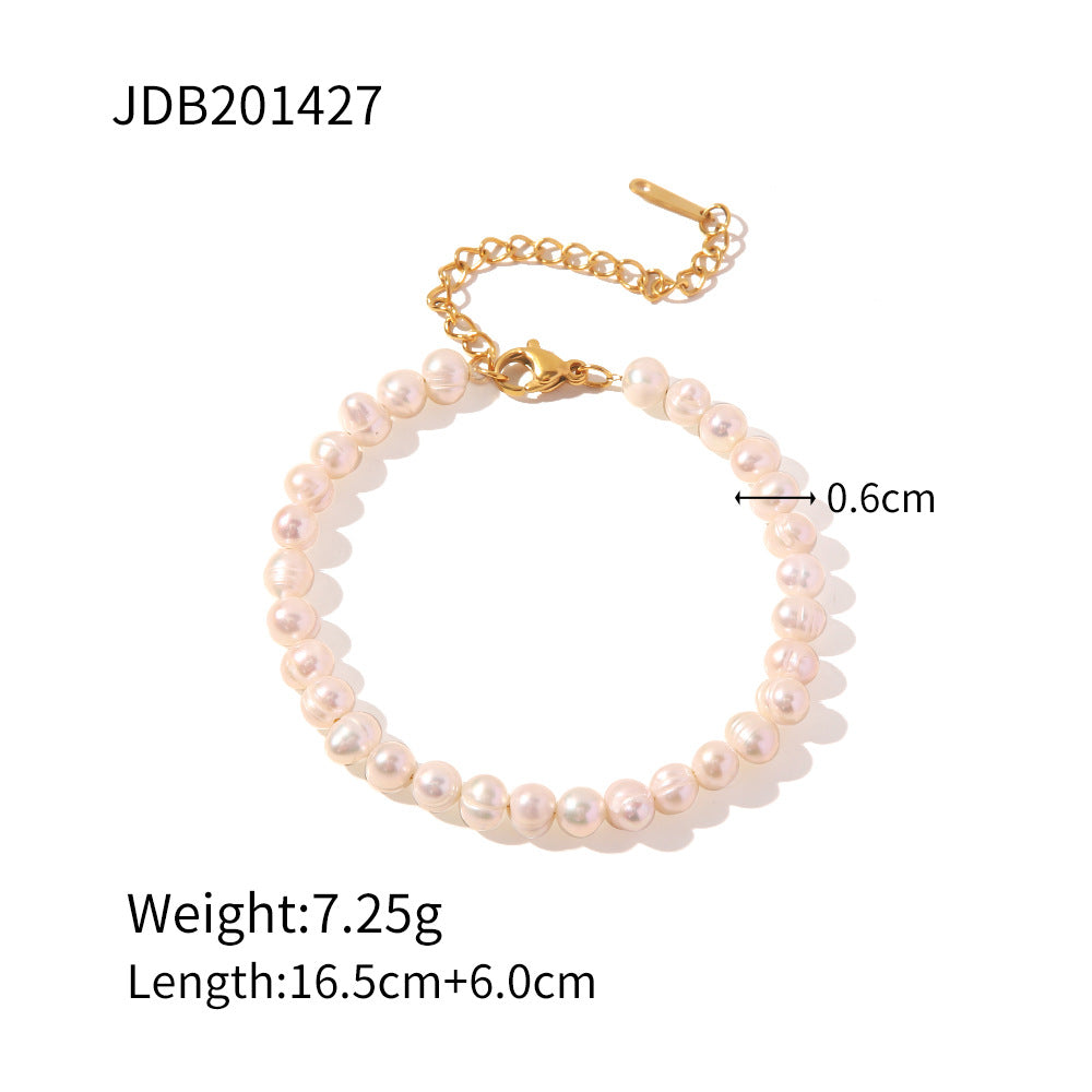 Bracciale perle barocche da donna