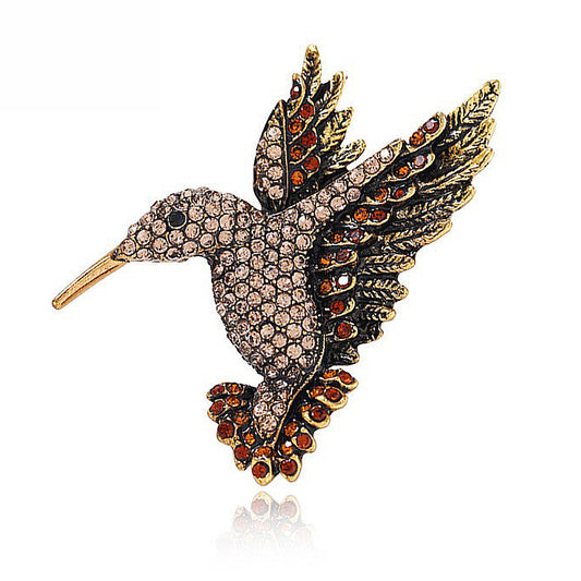 Spilla Colibrì Retrò