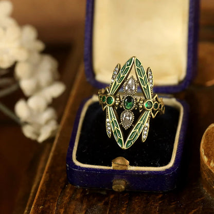 Anello libellula donna vintage