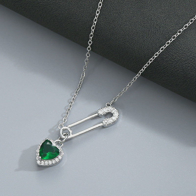 Collana oro e zirconi