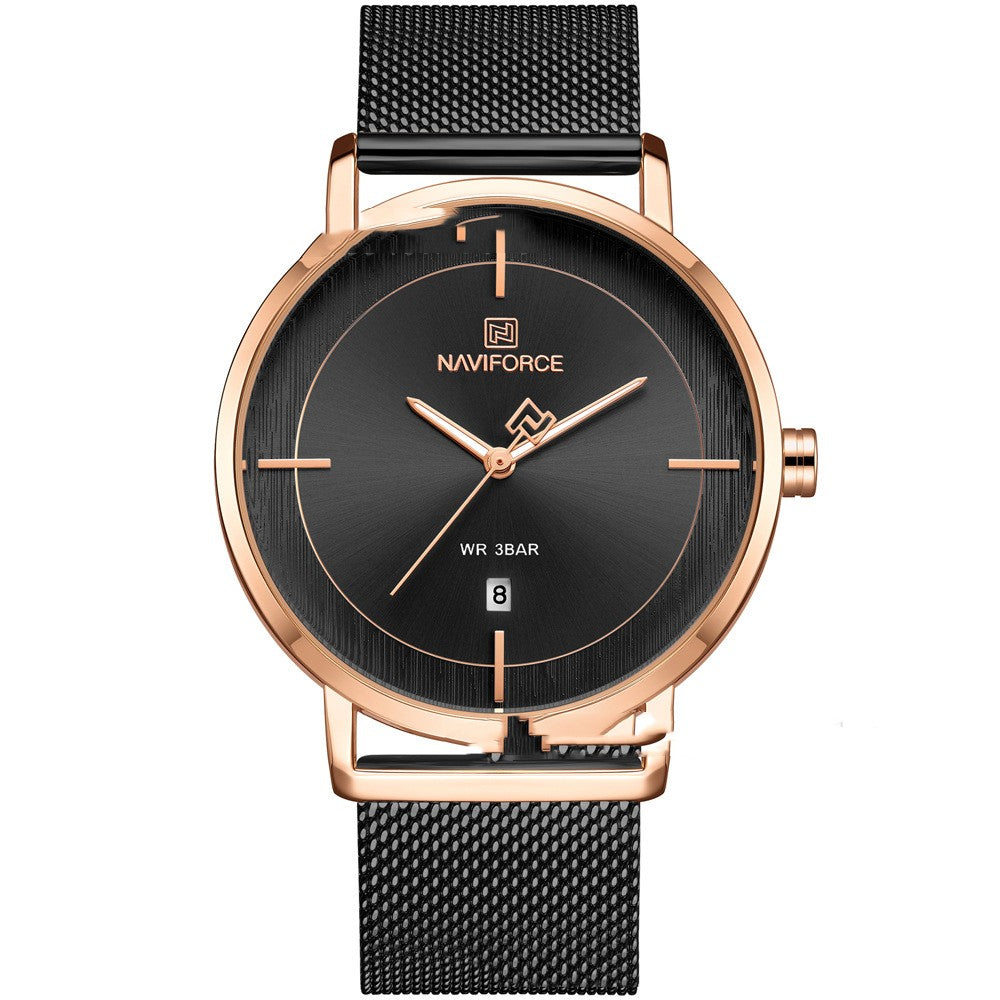 Orologio con calendario impermeabile semplice