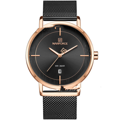 Orologio con calendario impermeabile semplice