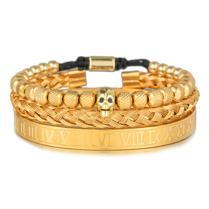 Bracciale scheletro intrecciato