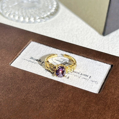 Anello con pietre multicolore