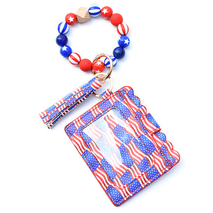 Braccialetto silicone perline