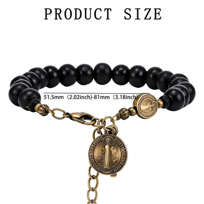 Bracciale rosario San Benedetto