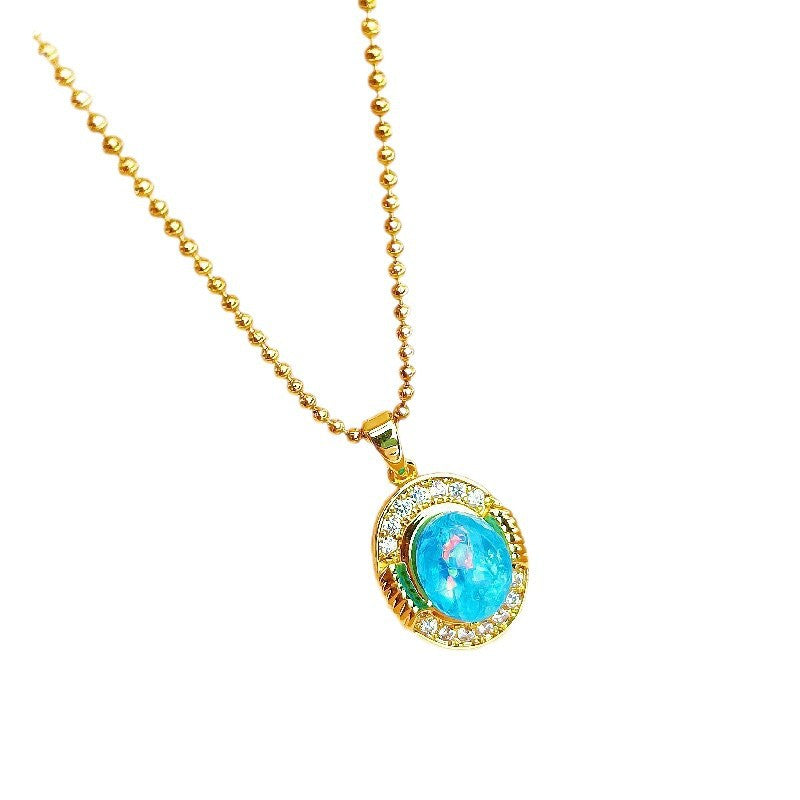 Collana da collo corto oro placcato
