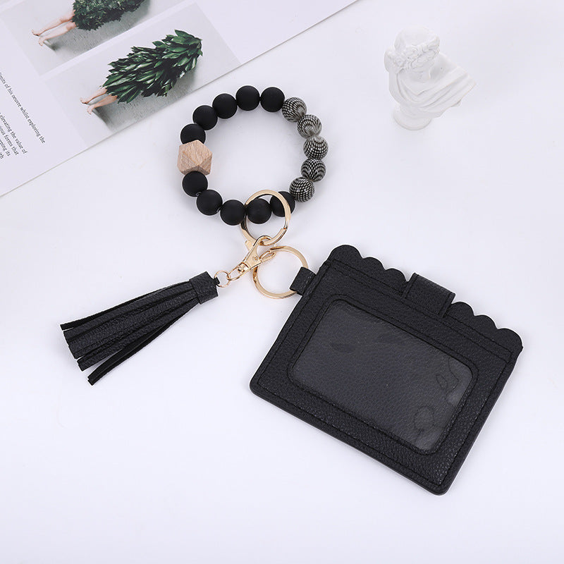 Braccialetto silicone perline