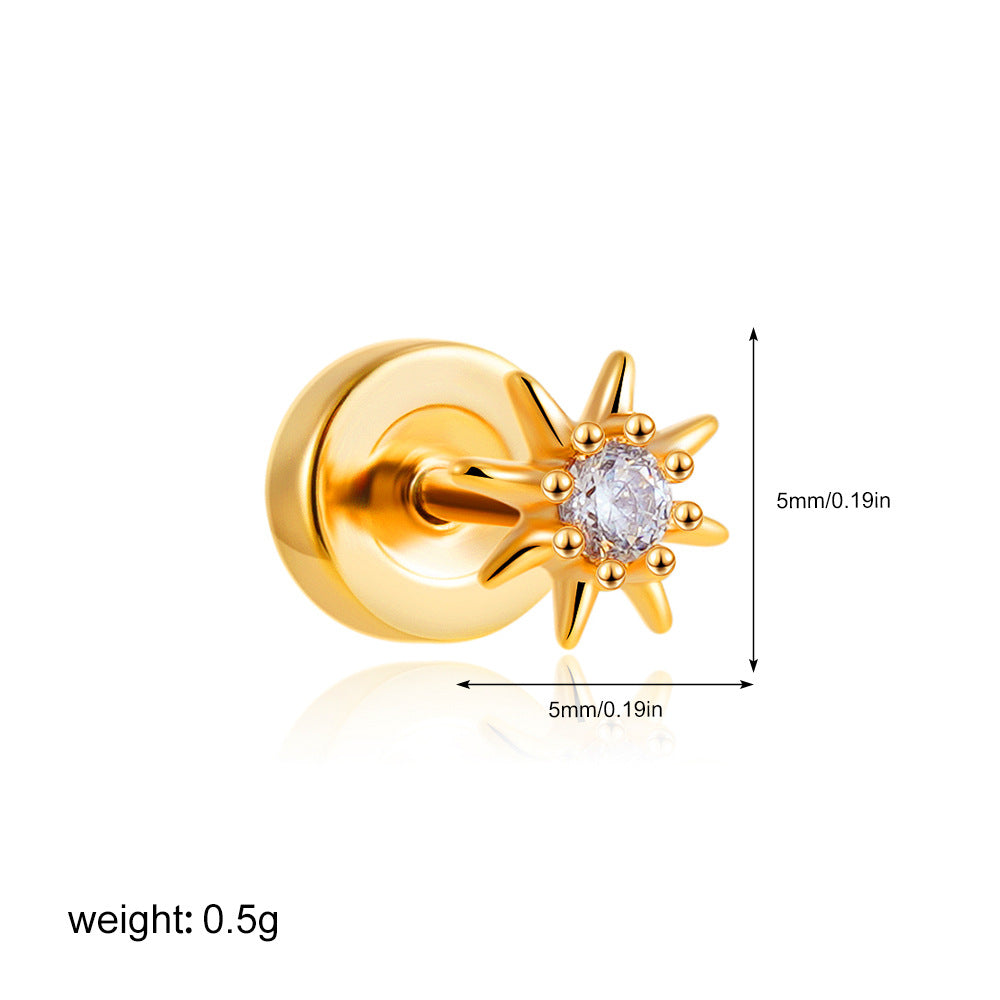 Orecchini zircone mini