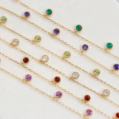 Bracciale argento e oliva