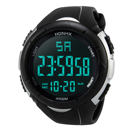 Orologio sportivo quadrante grande nero